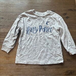 3/20$ H&M Grey Harry Potter Seeker Long Sleeve Tee size 3/4T